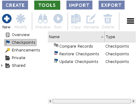 Checkpoints