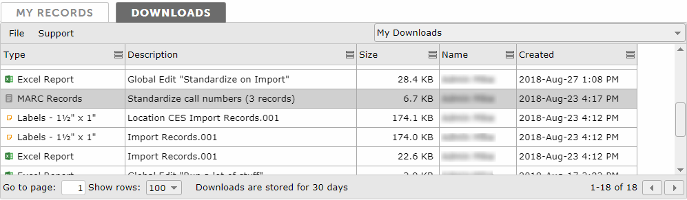 Downloads